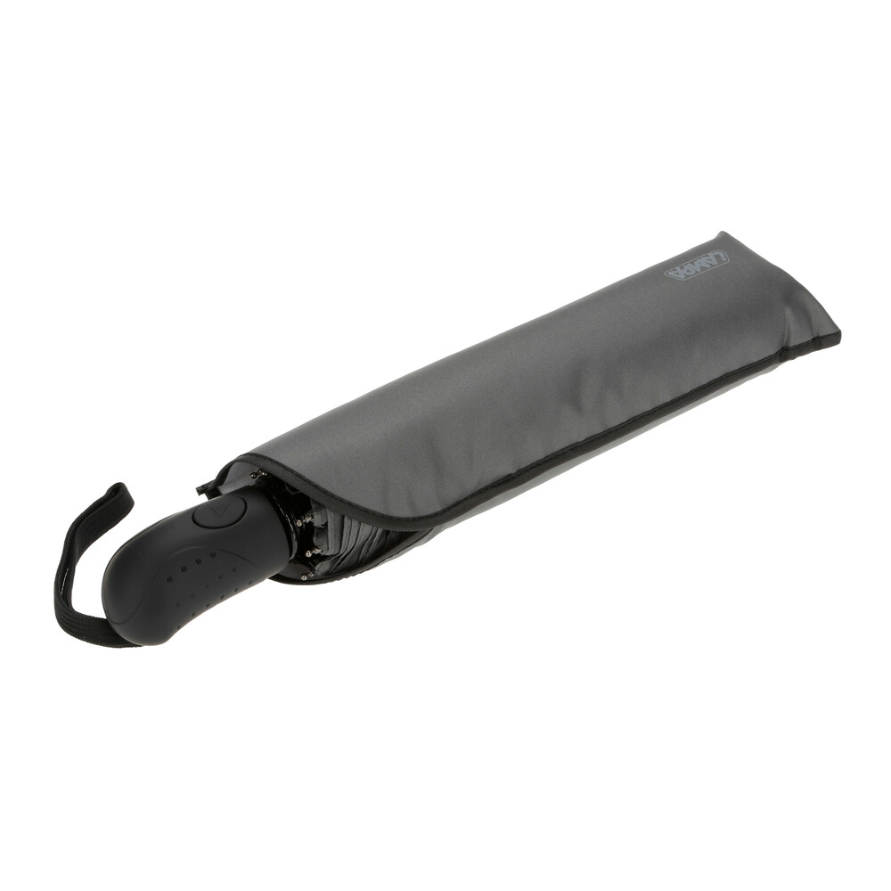 Ομπρελα Compact Midi Φ98CM Αντιανεμικη Με Αυτοματο Ανοιγμα Σε Γκρι Χρωμα LAMPA - 1 Τεμ. - Thumbnail 4