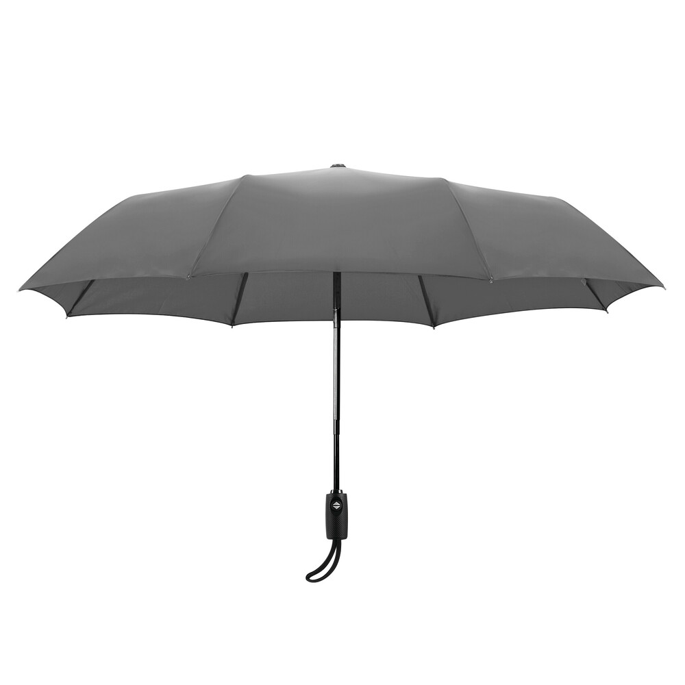 Ομπρελα Compact Top Φ97CM Αντιανεμικη Αυτοματο Ανοιγμα/κλεισιμο Σε Γκρι Χρωμα LAMPA - 1 Τεμ.