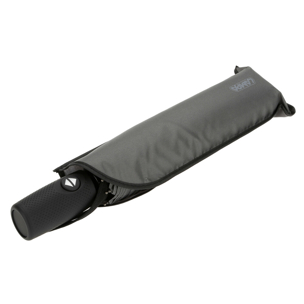 Ομπρελα Compact Top Φ97CM Αντιανεμικη Αυτοματο Ανοιγμα/κλεισιμο Σε Γκρι Χρωμα LAMPA - 1 Τεμ. - Thumbnail 4