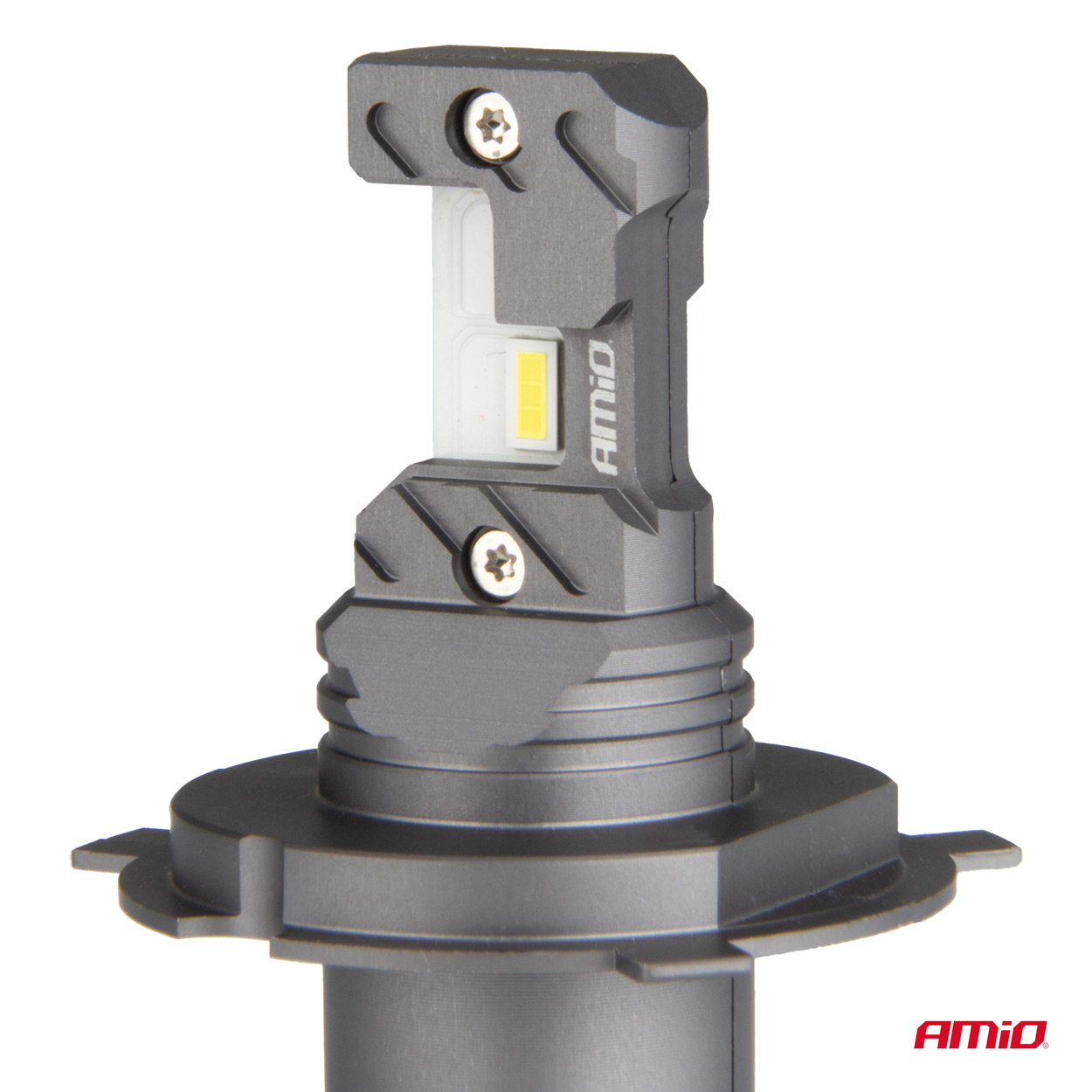 AMIO - Λαμπες LED H4 12V 60W 6.000K 5.600LM +400% LED Can-bus Hybrid Series - 2 Τεμ. (04114/AM) - Thumbnail 2