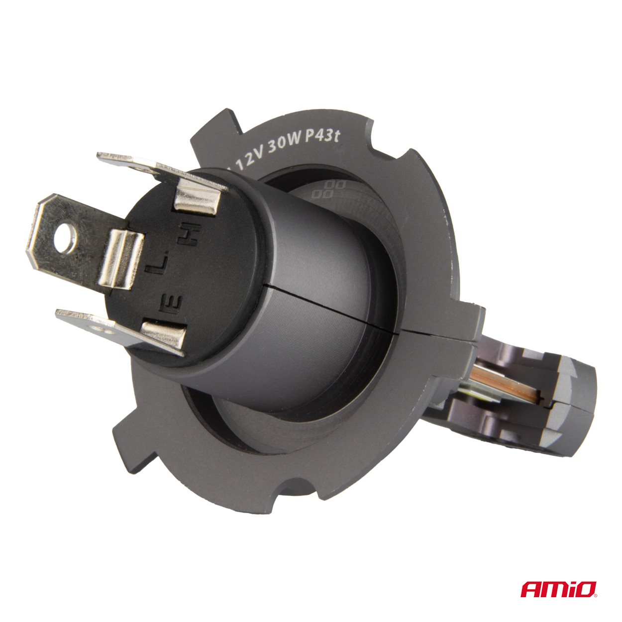 AMIO - Λαμπες LED H4 12V 60W 6.000K 5.600LM +400% LED Can-bus Hybrid Series - 2 Τεμ. (04114/AM) - Thumbnail 3