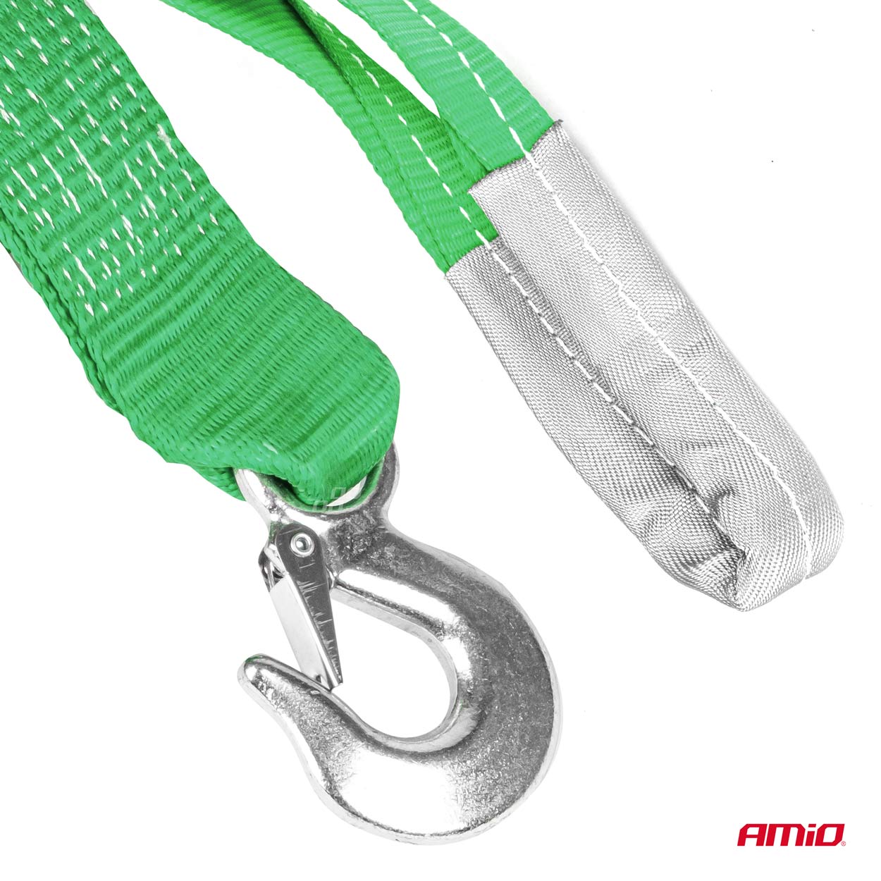 AMIO - Ιμαντας Ρυμουλκησης Tow Rope H+u Πρασινο 75MM 8000KG 5M - 1 Τεμ. (03994/AM) - Thumbnail 3