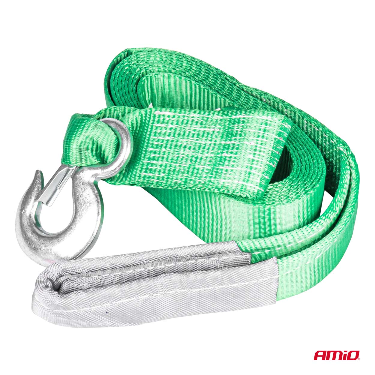 AMIO - Ιμαντας Ρυμουλκησης Tow Rope H+u Πρασινο 75MM 8000KG 5M - 1 Τεμ. (03994/AM) - Thumbnail 4