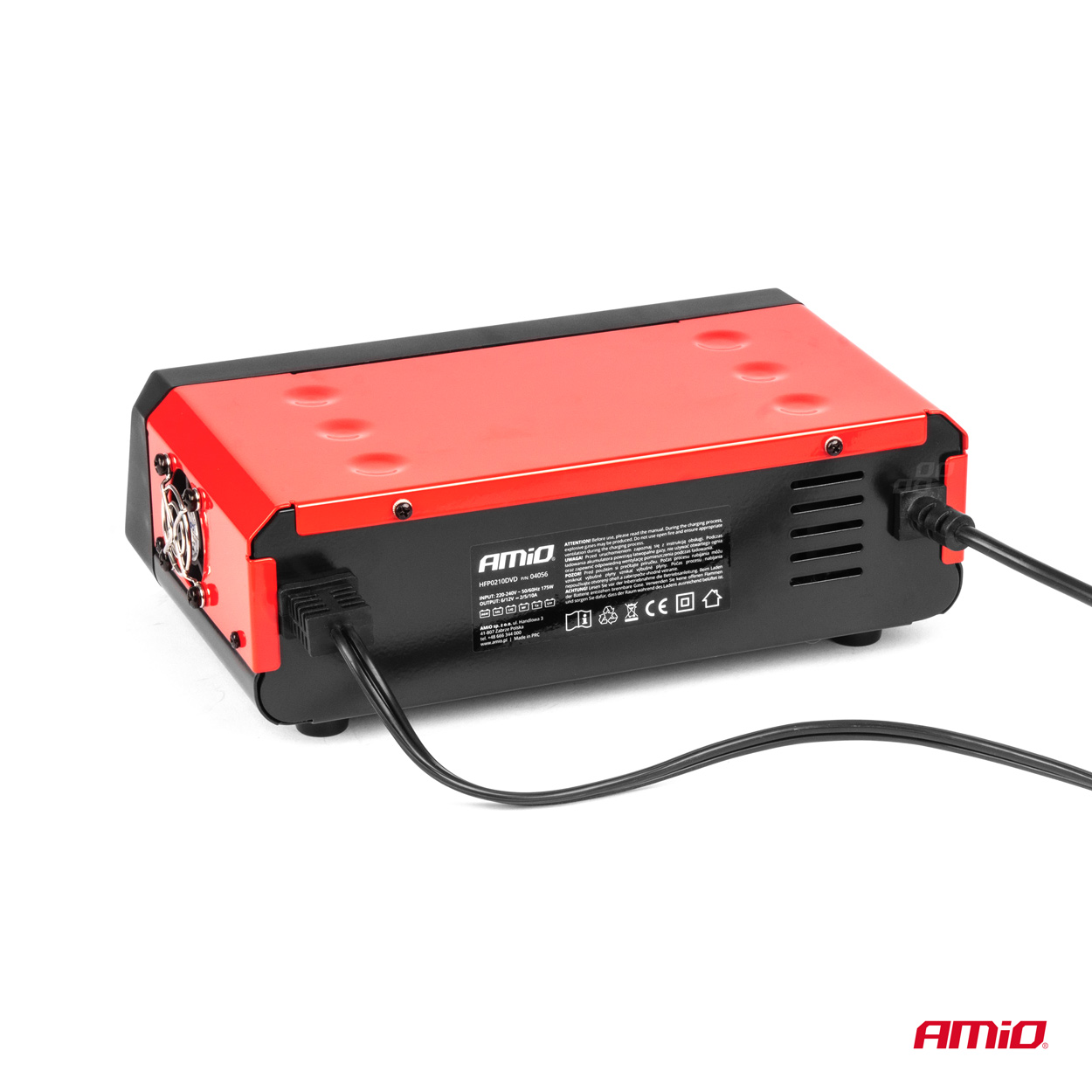 AMIO - Φορτιστης Μπαταριας 6/12V MAX10A Ψηφιακος - 1 Τεμ. (04056/AM) - Thumbnail 5