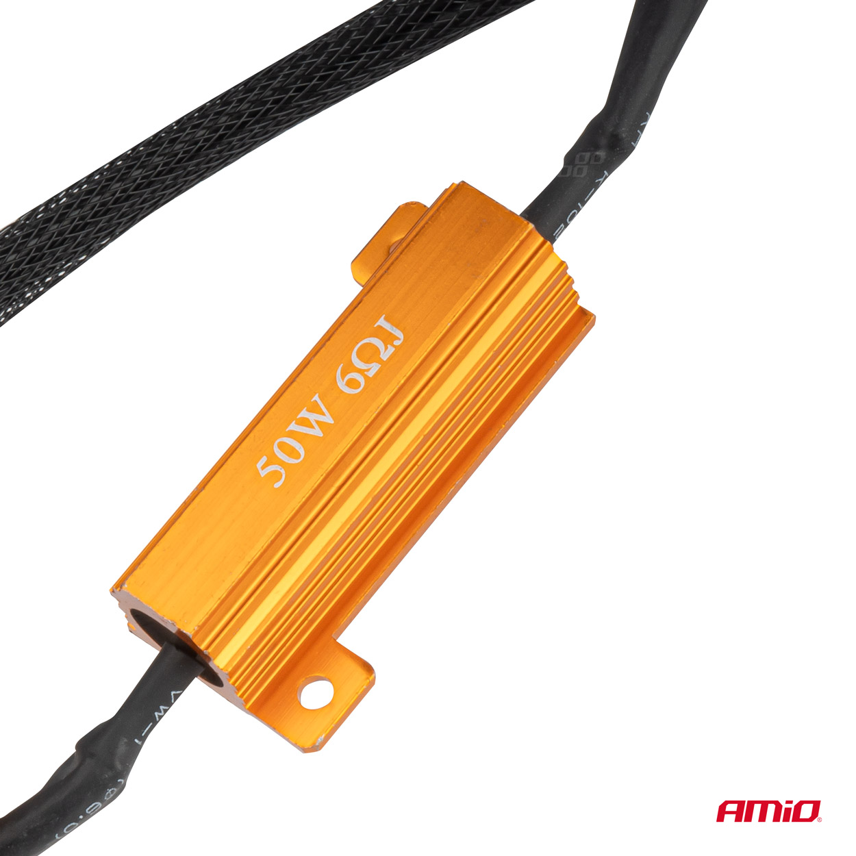 AMIO - Αντισταση Για Λαμπες LED H7 12V 50W 6ω (αντισταση-ψευτης-canceller) - 1 Τεμ. (04089/AM) - Thumbnail 4