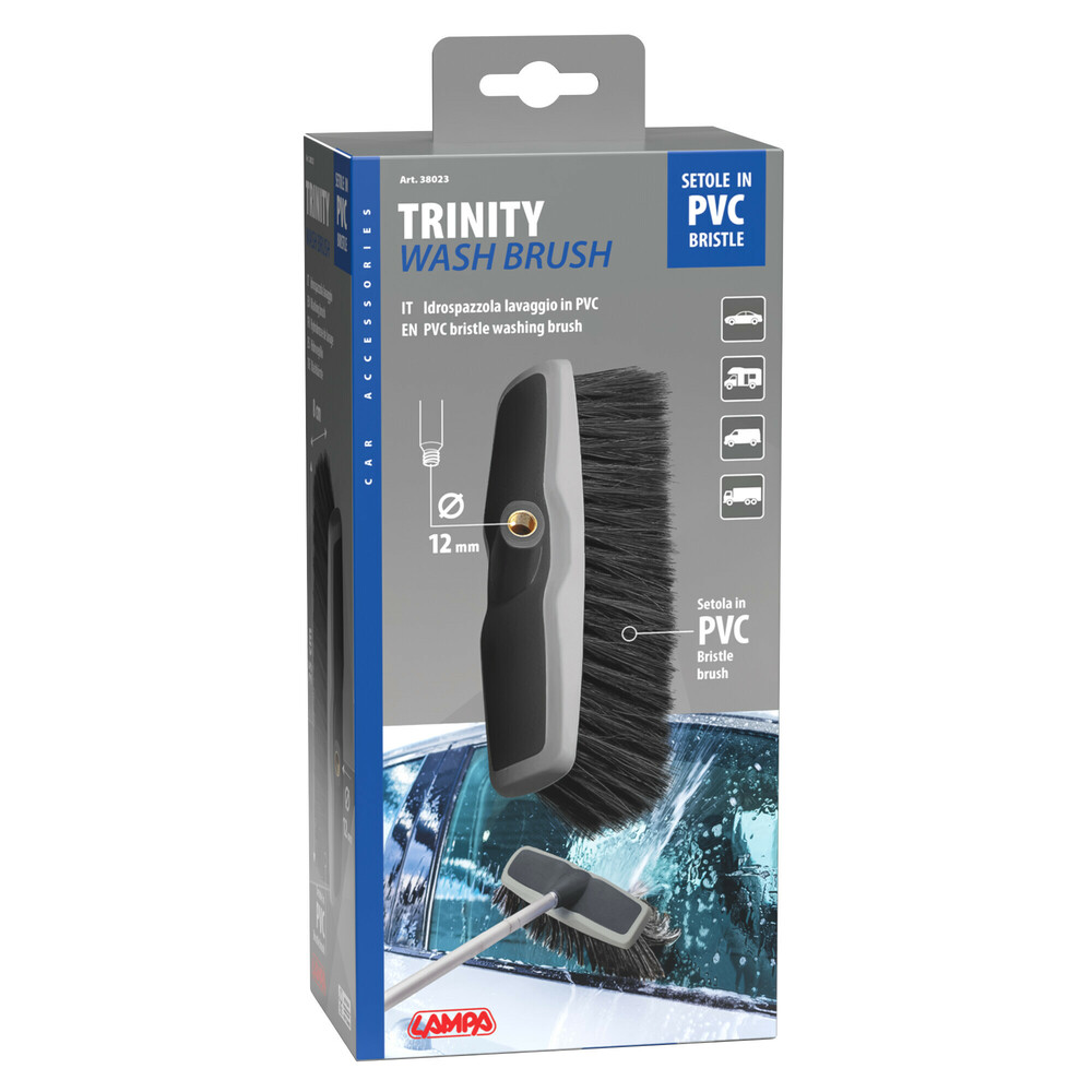 Βουρτσα Πλυσιματος Με Πλαστικη Τριχα (pvc) Trinity 25X8CM Για ΚΟΝΤΑΡΙΑ(L3802.4/L3802.5/L3802.6) LAMPA - 1 Τεμ. - Thumbnail 5