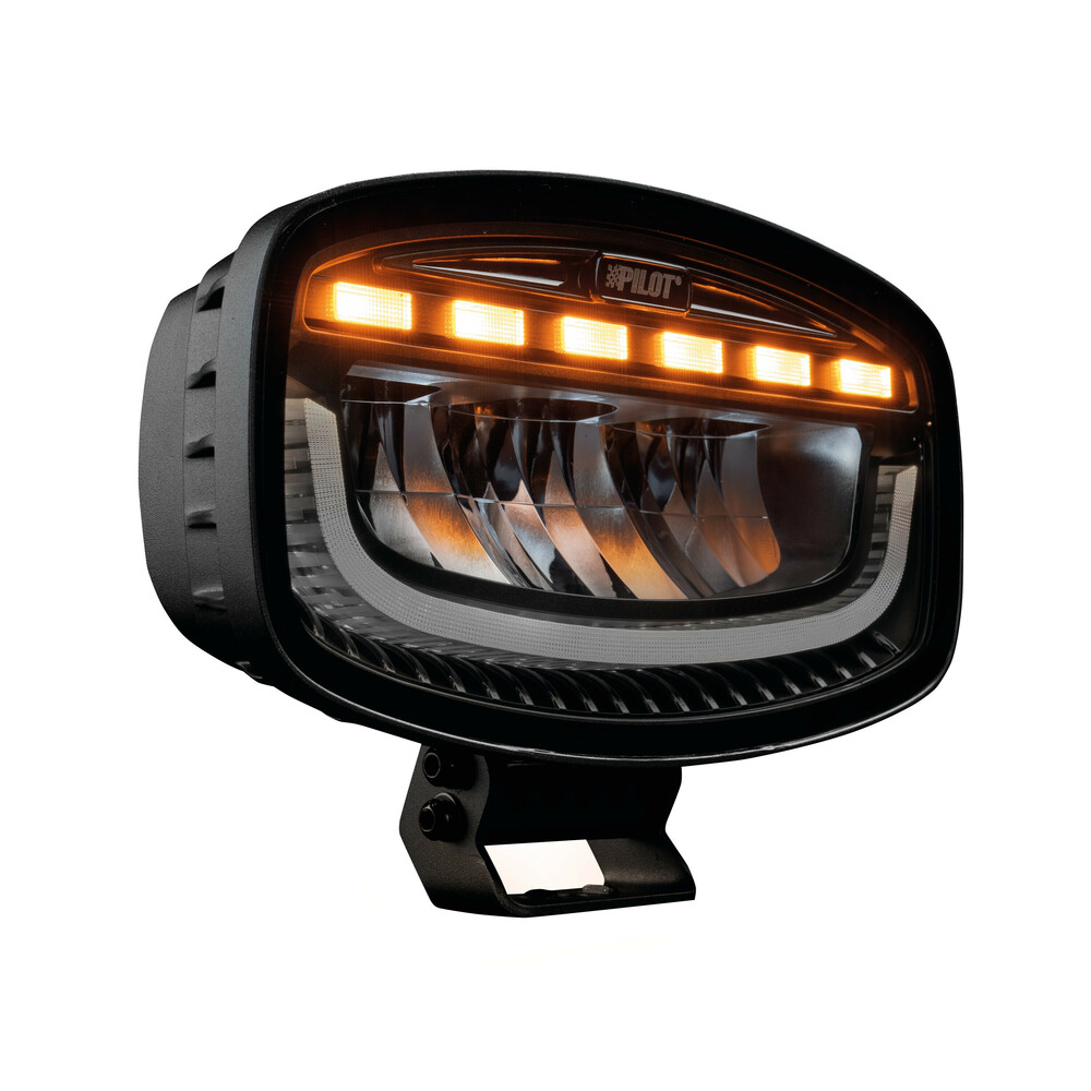 Προβολεας Με Πορτοκαλι LED Φλας Glare Oval-pro Demon Line 10>30V 51 LED 60W 3500LM 247X175X93MM LAMPA - 1 Τεμ. - Thumbnail 2