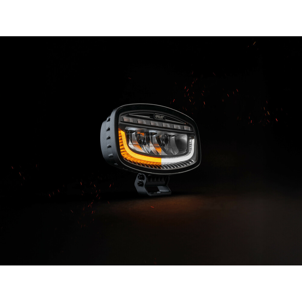 Προβολεας Με Πορτοκαλι LED Φλας Glare Oval-pro Demon Line 10>30V 51 LED 60W 3500LM 247X175X93MM LAMPA - 1 Τεμ. - Thumbnail 7