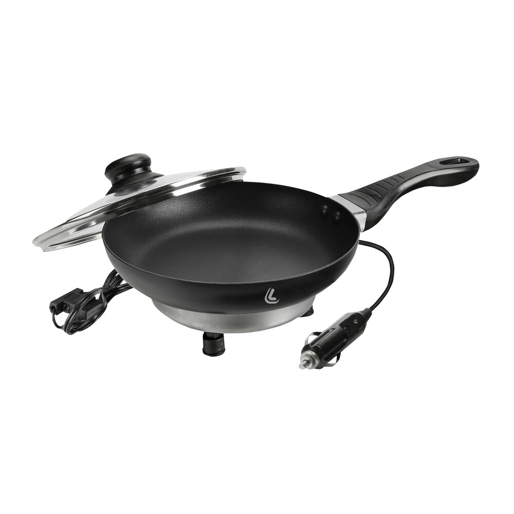 Lampa – Ηλεκτρικό Τηγάνι Αυτοκινήτου 12V 180W Ø20cm 360ml, ετοιμάστε ζεστά γεύματα παντού στην εκδρομή – 1 Τεμ. (L9712.4)