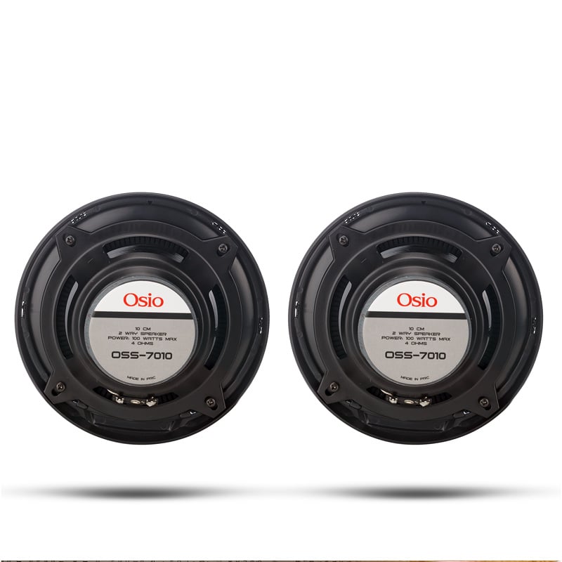 Ηχεια 2 Δρομων 4INC 100MM Στρογγυλα 100W 86DB OSIO - 2 Τεμ. - Thumbnail 5