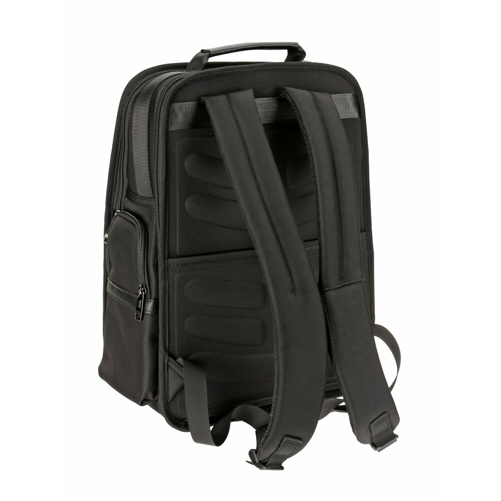 ΤΣΑΝΤΑ ΠΛΑΤΗΣ BACK PACK ZAINO BK-01 ΣΕ ΜΑΥΡΟ ΧΡΩΜΑ 32x45x22cm