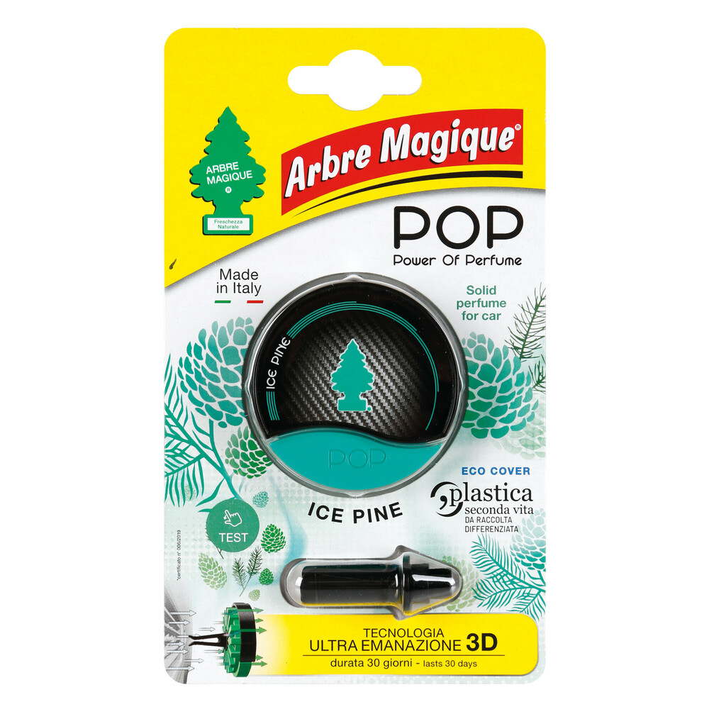 Αρωματικο Αεραγωγου Arbre Magique Pop Πευκο (ice Pine) LAMPA - 1 Τεμ.