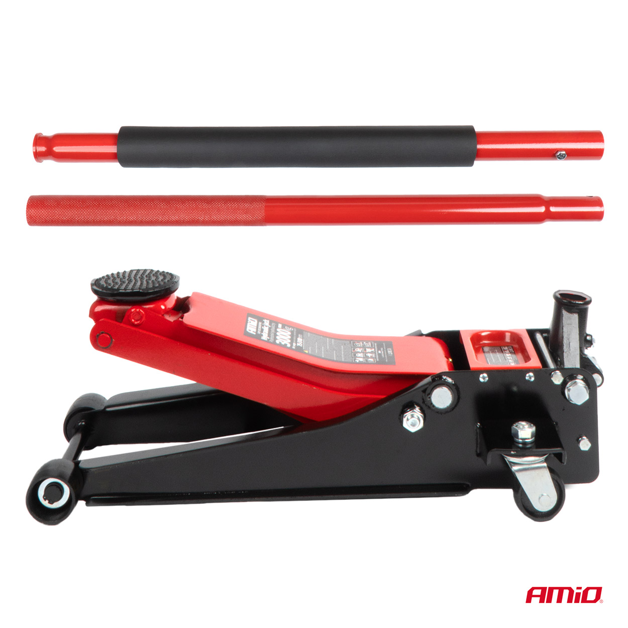AMIO - Γρυλος Υδραυλικος Με Ροδες 3.000KG (υψος 75-510MM) - 1 Τεμ. (04215/AM) - Thumbnail 10