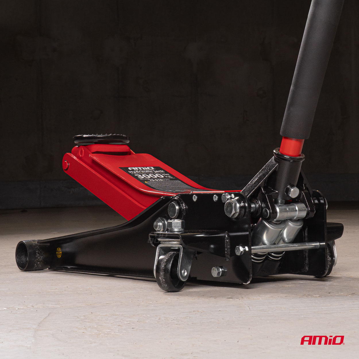 AMIO - Γρυλος Υδραυλικος Με Ροδες 3.000KG (υψος 75-510MM) - 1 Τεμ. (04215/AM) - Thumbnail 3