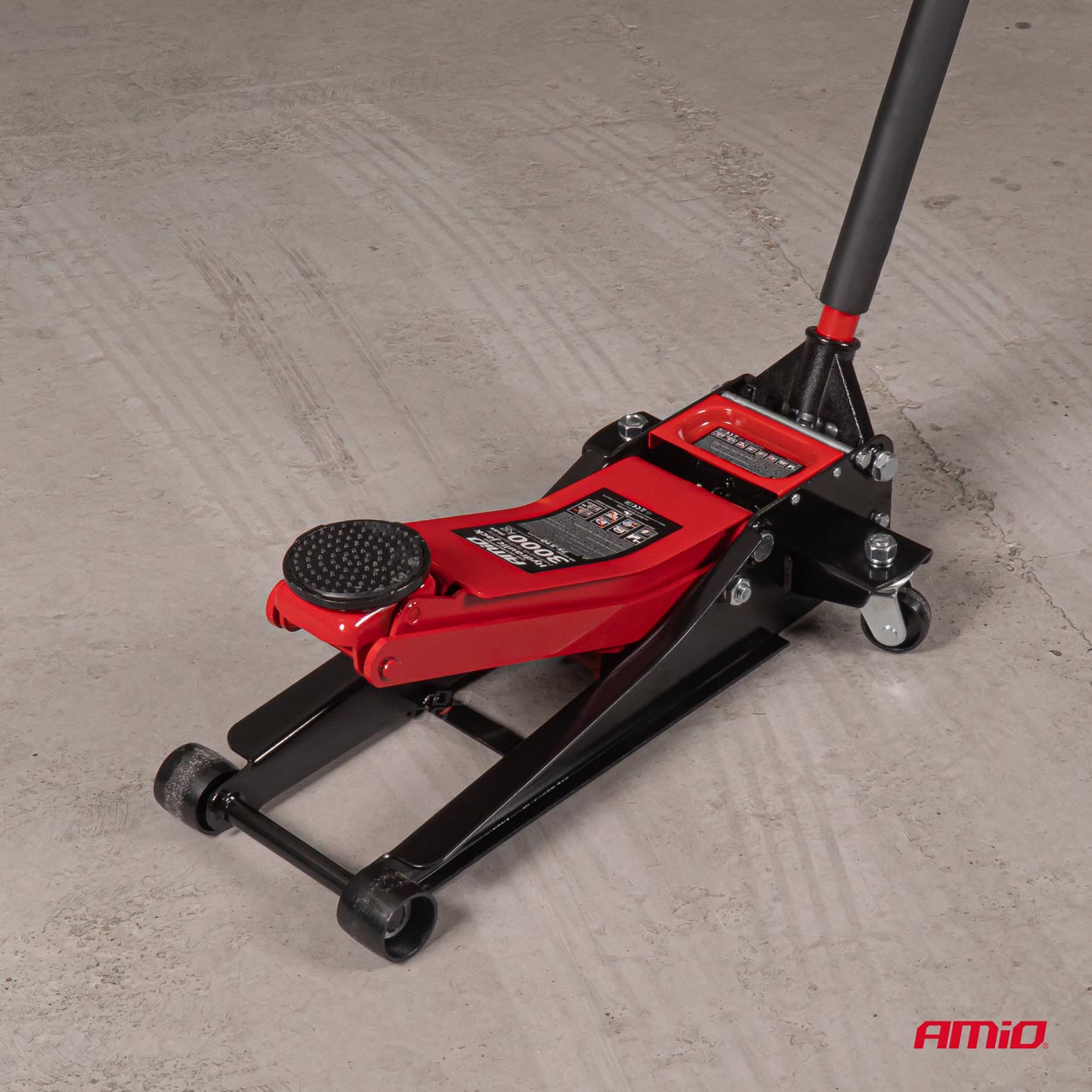 AMIO - Γρυλος Υδραυλικος Με Ροδες 3.000KG (υψος 75-510MM) - 1 Τεμ. (04215/AM) - Thumbnail 5