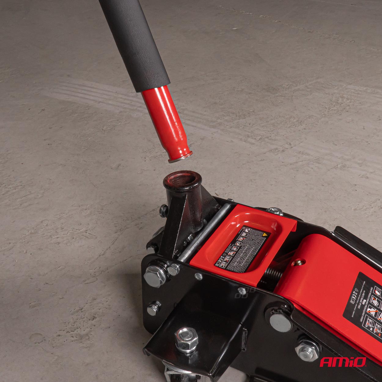 AMIO - Γρυλος Υδραυλικος Με Ροδες 3.000KG (υψος 75-510MM) - 1 Τεμ. (04215/AM) - Thumbnail 7