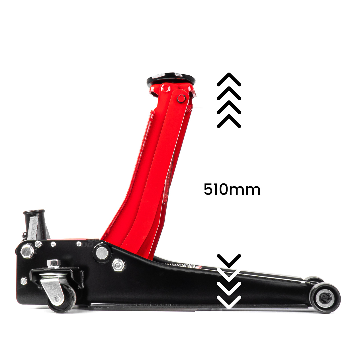 AMIO - Γρυλος Υδραυλικος Με Ροδες 3.000KG (υψος 75-510MM) - 1 Τεμ. (04215/AM) - Thumbnail 9