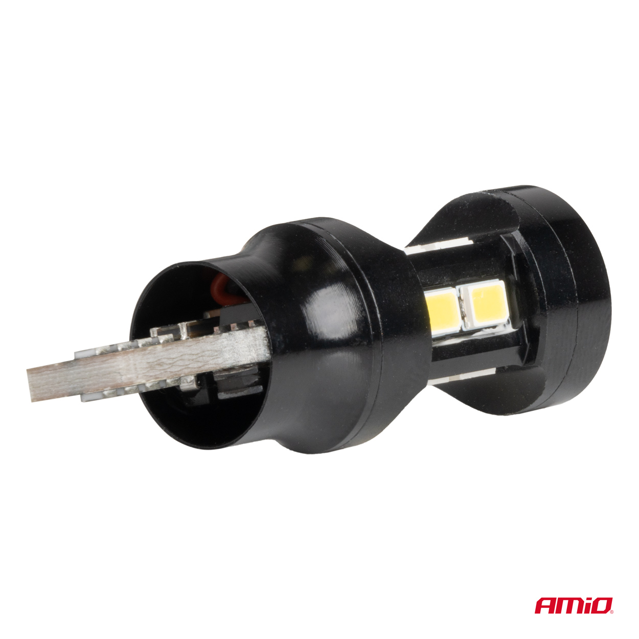 AMIO - Λαμπακια LED T15 W16W 12V/24V LED Can-bus 15XSMD 2835 Λευκο Φως 5.500K (σε Χρωμα Μαυρο) - 2 Τεμ. (04245/AM) - Thumbnail 4