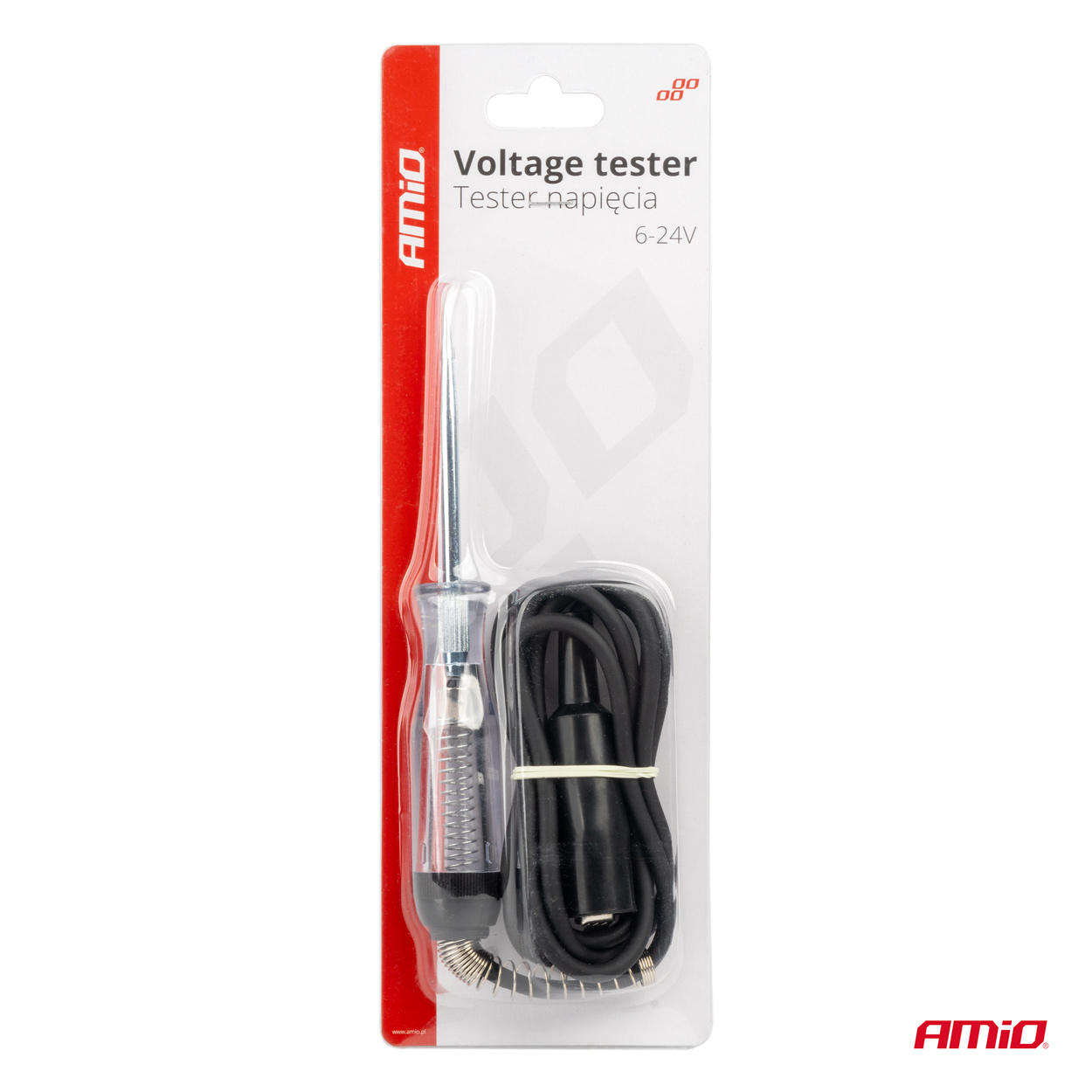 AMIO - Δοκιμαστικο Κατσαβιδι 6/24V (ακιδα) Heavy Duty Με Καλωδιο Και Κροκοδειλακι - 1 Τεμ. (04273/AM) - Thumbnail 6