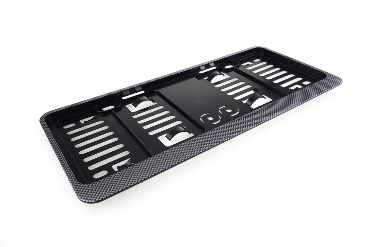 AMIO - Πλαισιο Πινακιδας (usa) Carbon Μαυρο 305X114MM - 1 Τεμ. (02795/AM) - Thumbnail 2