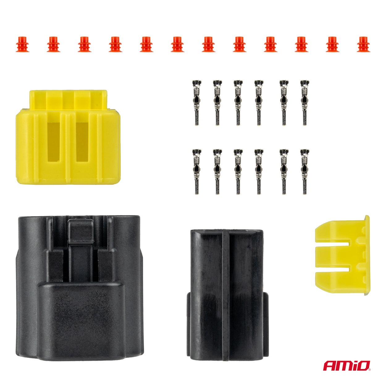 AMIO - Φισα Συνδεσης Με Υποδοχη 6 Pin Φ2,2MM Αδιαβροχη - 1 Τεμ. (04349/AM) - Thumbnail 3