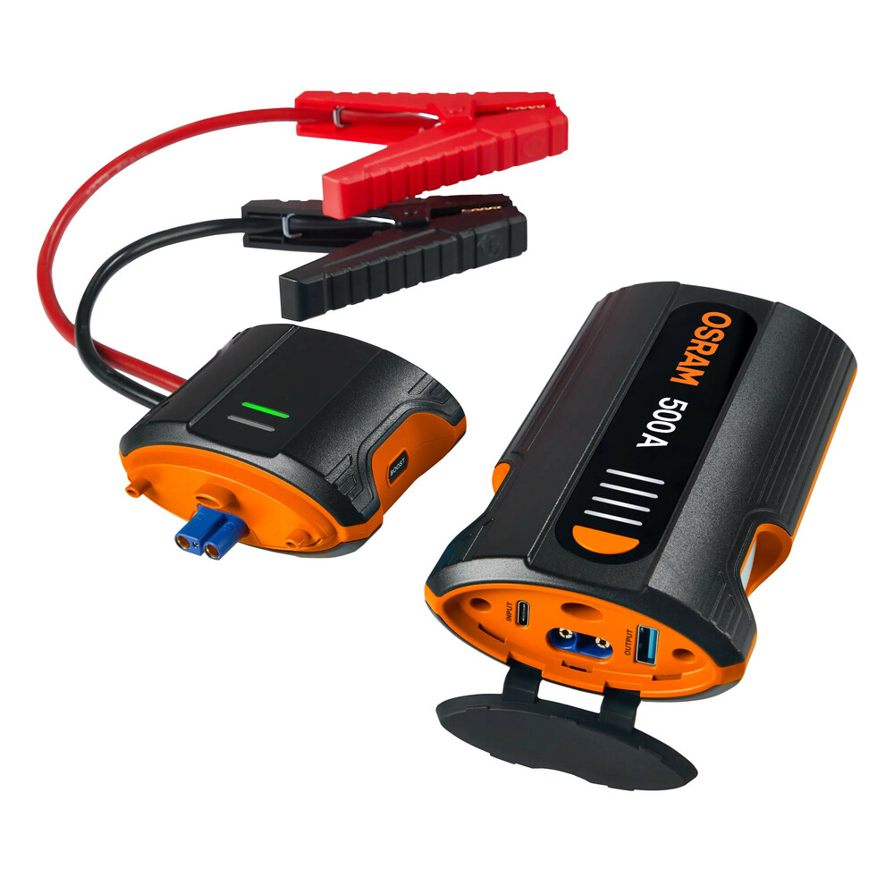 Εκκινητης ΜΠΑΤΑΡΙΑΣ/ΦΑΚΟΣ/USB(3000CC ΒΕΝΖΙΝΗ/1500CC DIESEL)12V 6000MAH 200-500A Jumpstart OSRAM - 1 Τεμ. - Thumbnail 3