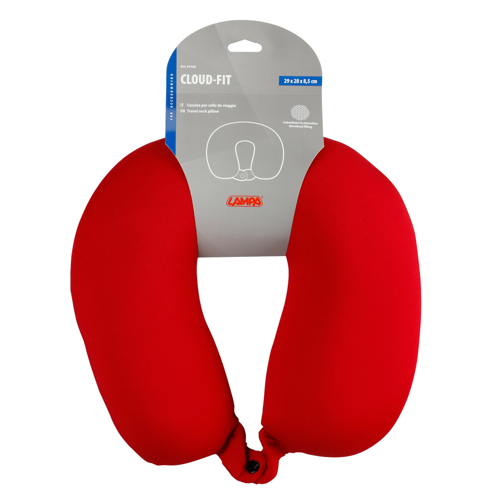 Μαξιλαρι Ταξιδιου Αυχενα Κοκκινο Cloud-fit LAMPA - 1 Τεμ. - Thumbnail 2