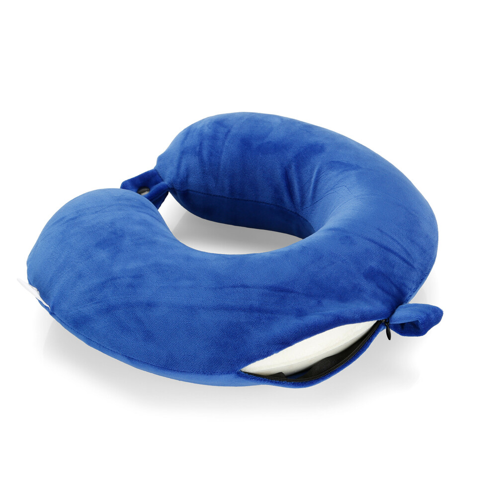 Μαξιλαρι Ταξιδιου Αυχενα Memory Foam Μπλε Memory-wrap LAMPA - 1 Τεμ. - Thumbnail 2