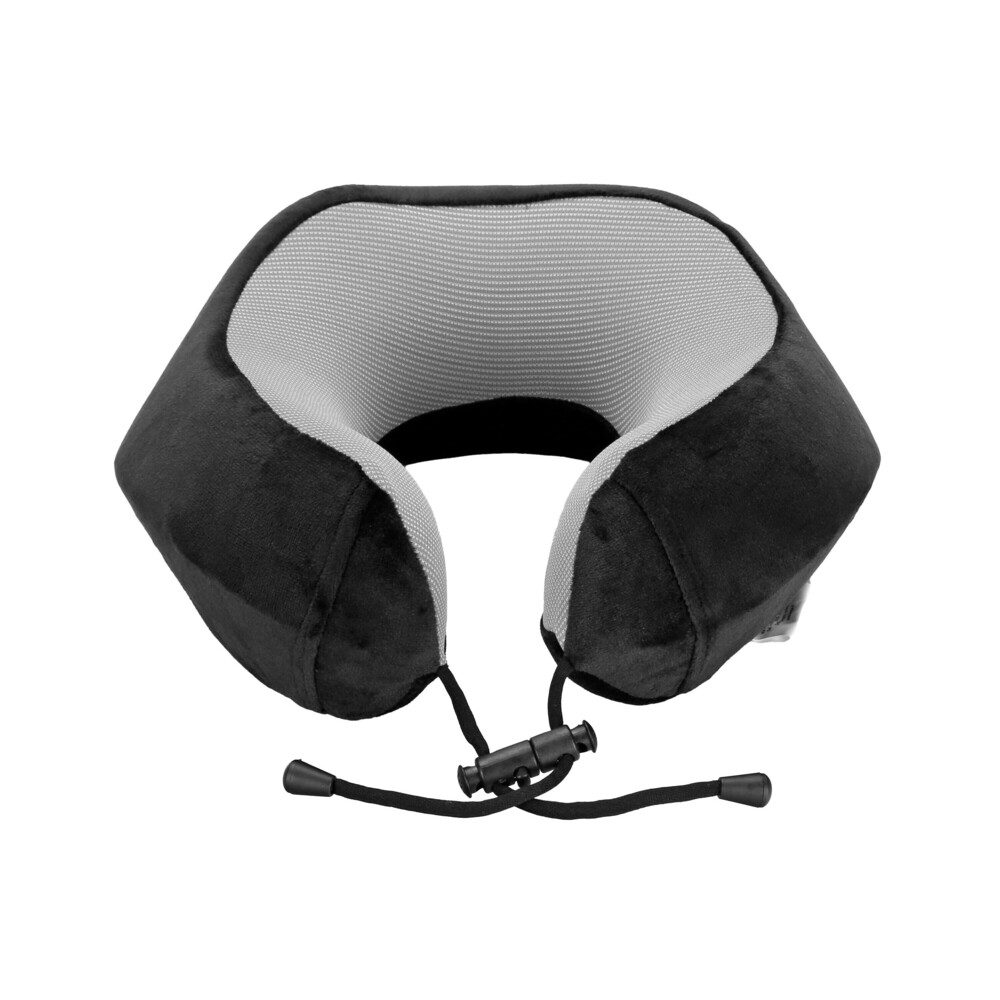 Μαξιλαρι Ταξιδιου Αυχενα Εργονομικο Memory Foam Μαυρο/γκρι Neck-luxe LAMPA - 1 Τεμ. - Thumbnail 2