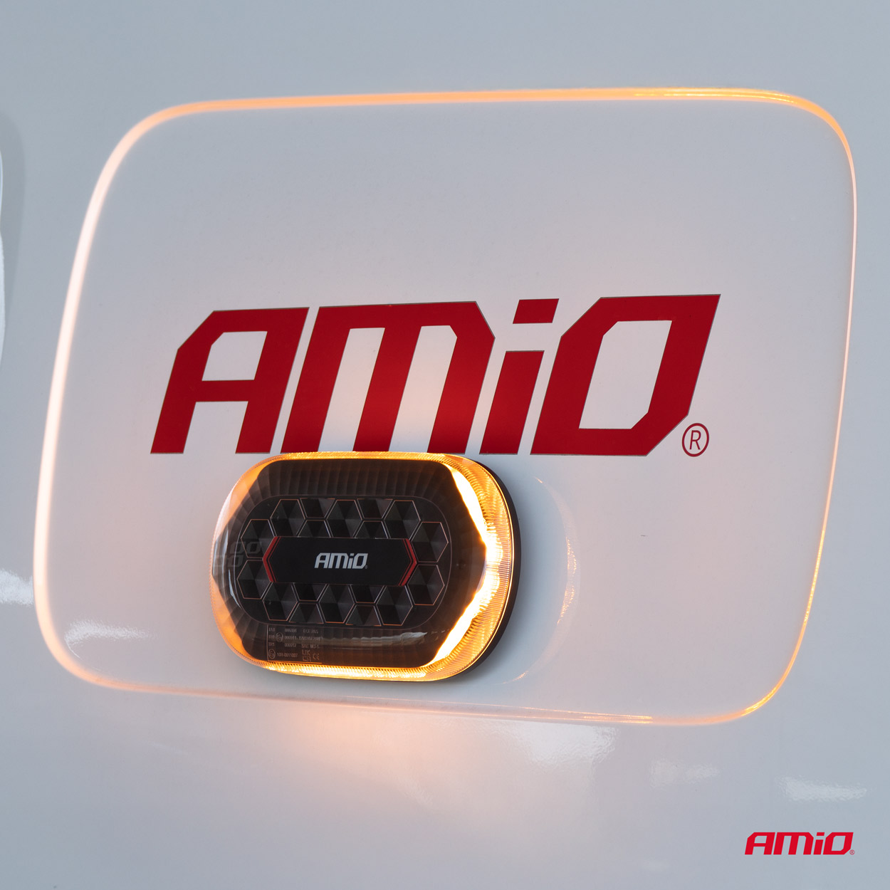 AMIO - Φαρος/στρομπο Μπαρα R65 R10 12/24V 26W LED Πορτοκαλι 10 Χρησεων Με Μαγνητικη Βαση 326X186X63MM - 1 Τεμ. (04369/AM) - Thumbnail 12