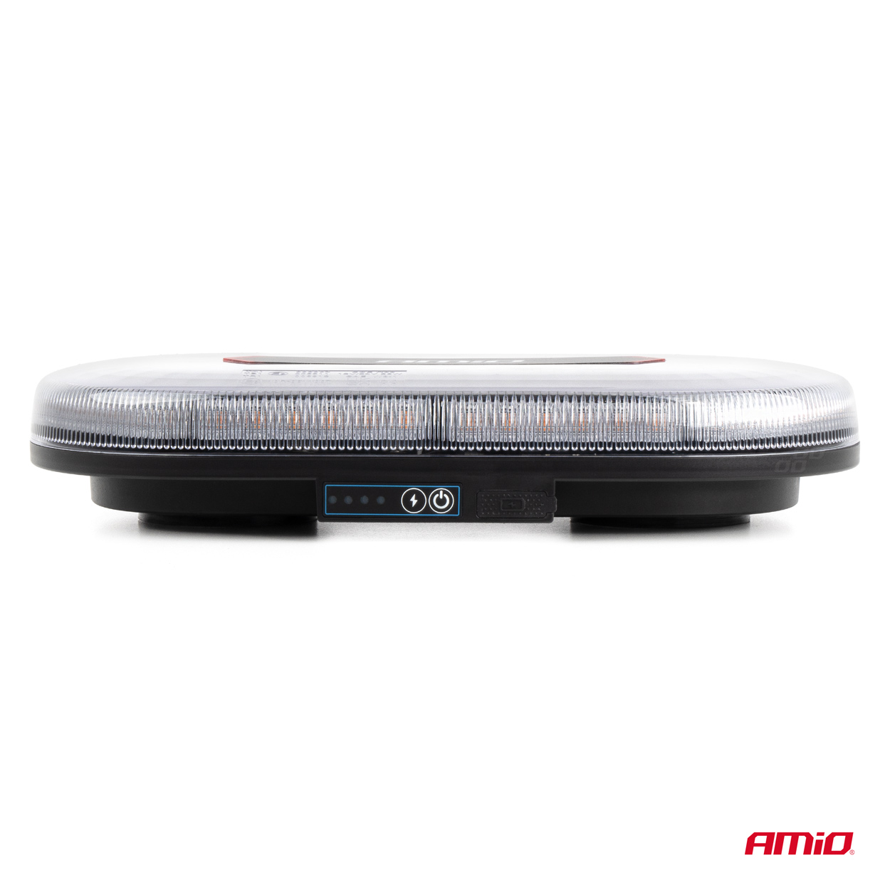 AMIO - Φαρος/στρομπο Μπαρα R65 R10 12/24V 26W LED Πορτοκαλι 10 Χρησεων Με Μαγνητικη Βαση 326X186X63MM - 1 Τεμ. (04369/AM) - Thumbnail 2