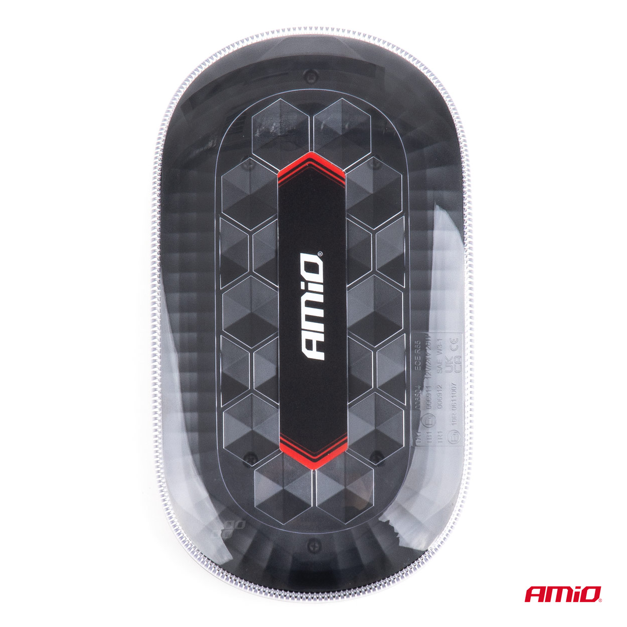 AMIO - Φαρος/στρομπο Μπαρα R65 R10 12/24V 26W LED Πορτοκαλι 10 Χρησεων Με Μαγνητικη Βαση 326X186X63MM - 1 Τεμ. (04369/AM) - Thumbnail 7