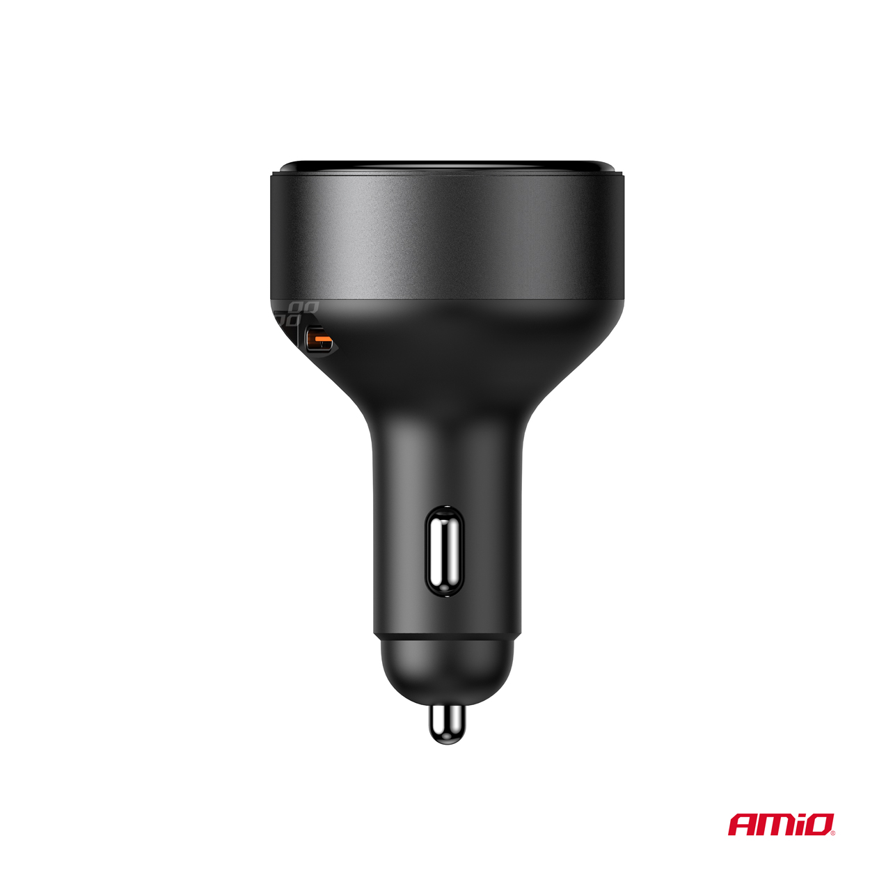 AMIO - Φορτιστης Αναπτηρα 12/24V Με 1 Θυρα Usb-c 60W 5V/3A Ταχειας Φορτισης Με Ενσωματομενο Καλωδιο Usb-c - 1 Τεμ. (04368/AM) - Thumbnail 3
