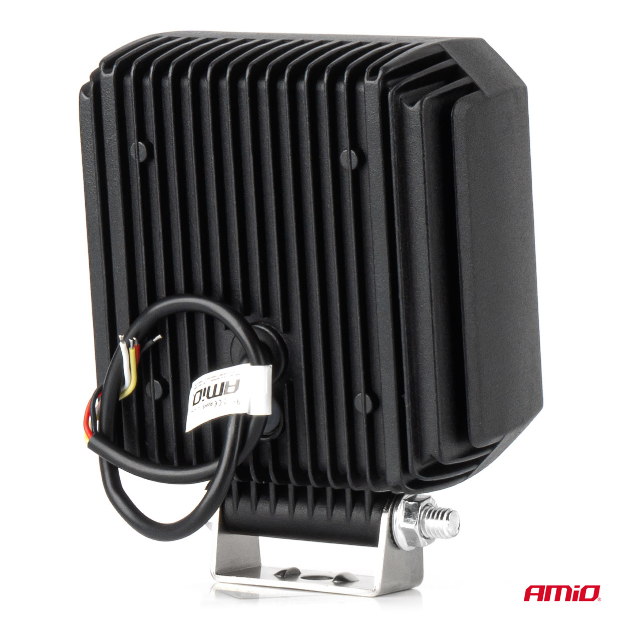 AMIO - Προβολεας Εργασιας Τετραγωνος LED 30W 9>50V 3 Χρησεων Λευκο/πορτοκαλι Φως 110X110X52MM - 1 Τεμ. (04394/AM) - Thumbnail 2