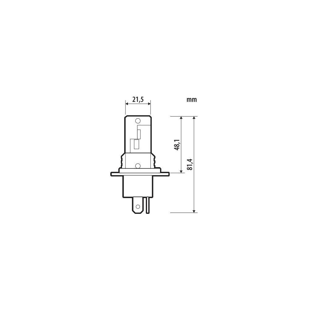 H4 24V P43T 2130/1320LM 6.500K Halo LED Quick-fit Venus Series Plug & Play 1τεμ - Thumbnail 2