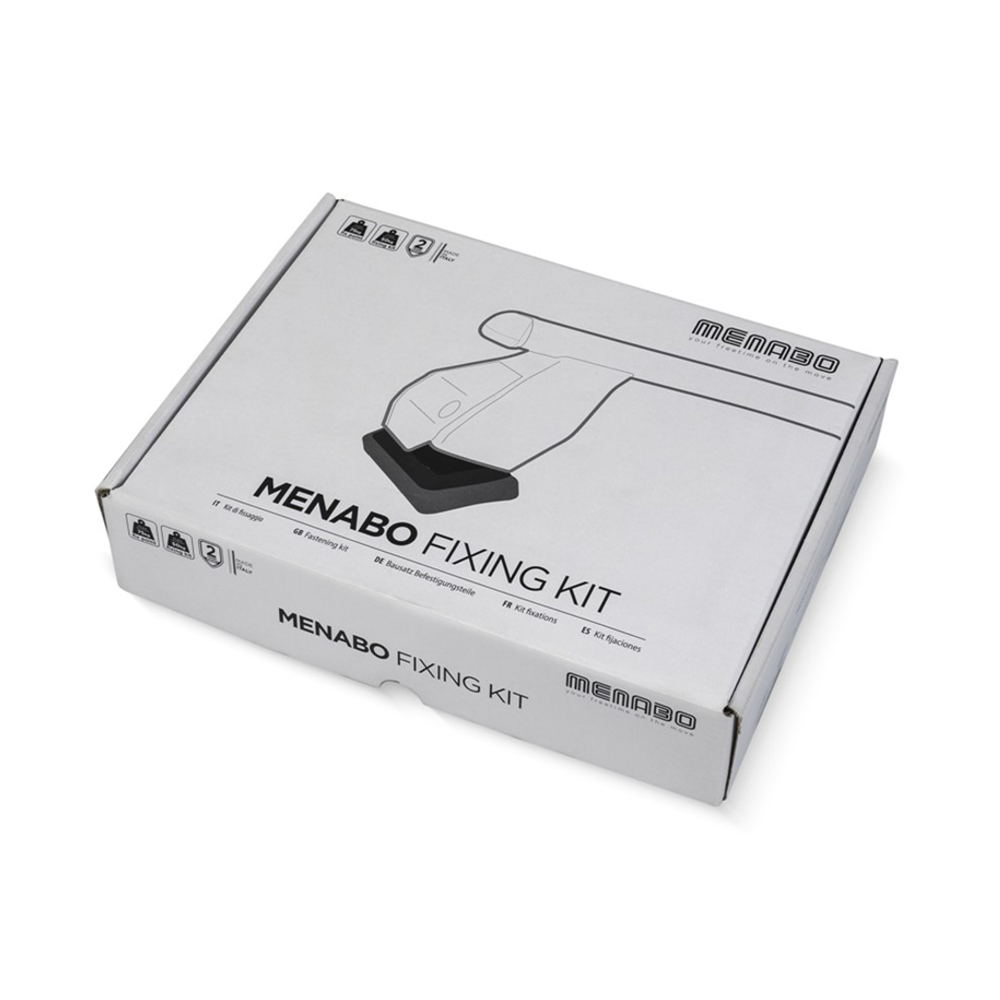 MENABO DLKIT103G Kit Type G Ακρα (ποδια) Για Μπαρες Οροφης Delta / Omega Black / Silver - 1 Σετ (16780/MB) - Thumbnail 2