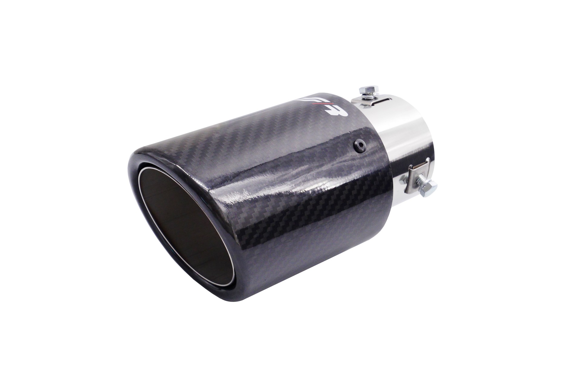 Ακρο (μπουκα) Εξατμισης Real Carbon Φ38>64MM-ΜΗΚΟΣ 170MM - Διαμετρος Εξωτερικη 89MM-SIMONI RACING - 1 Tem - Thumbnail 2