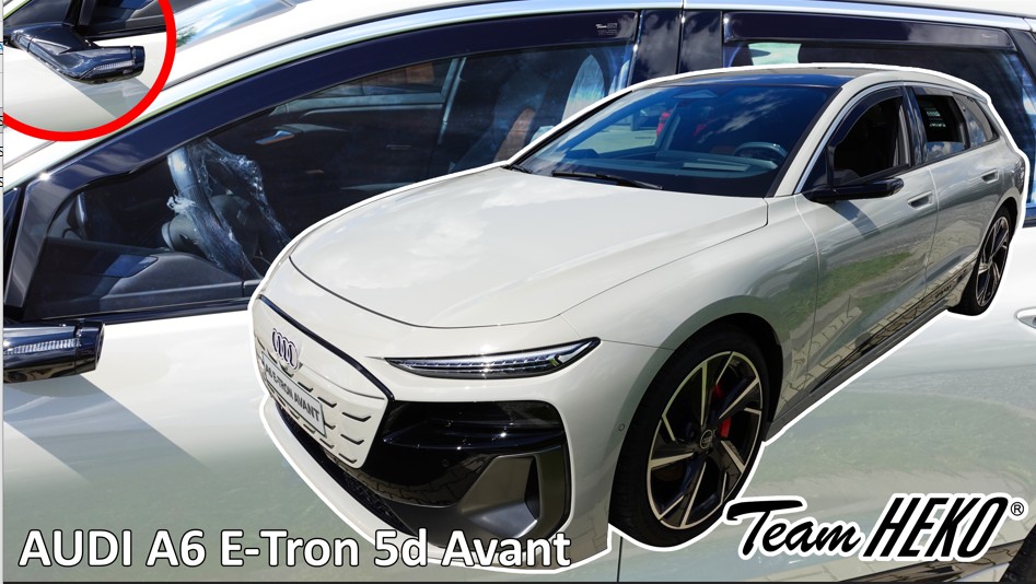 Audi A6 E-tron 5D 2024+ / Q5 2 5D 2025+ Σετ Ανεμοθραυστες (4τεμ)