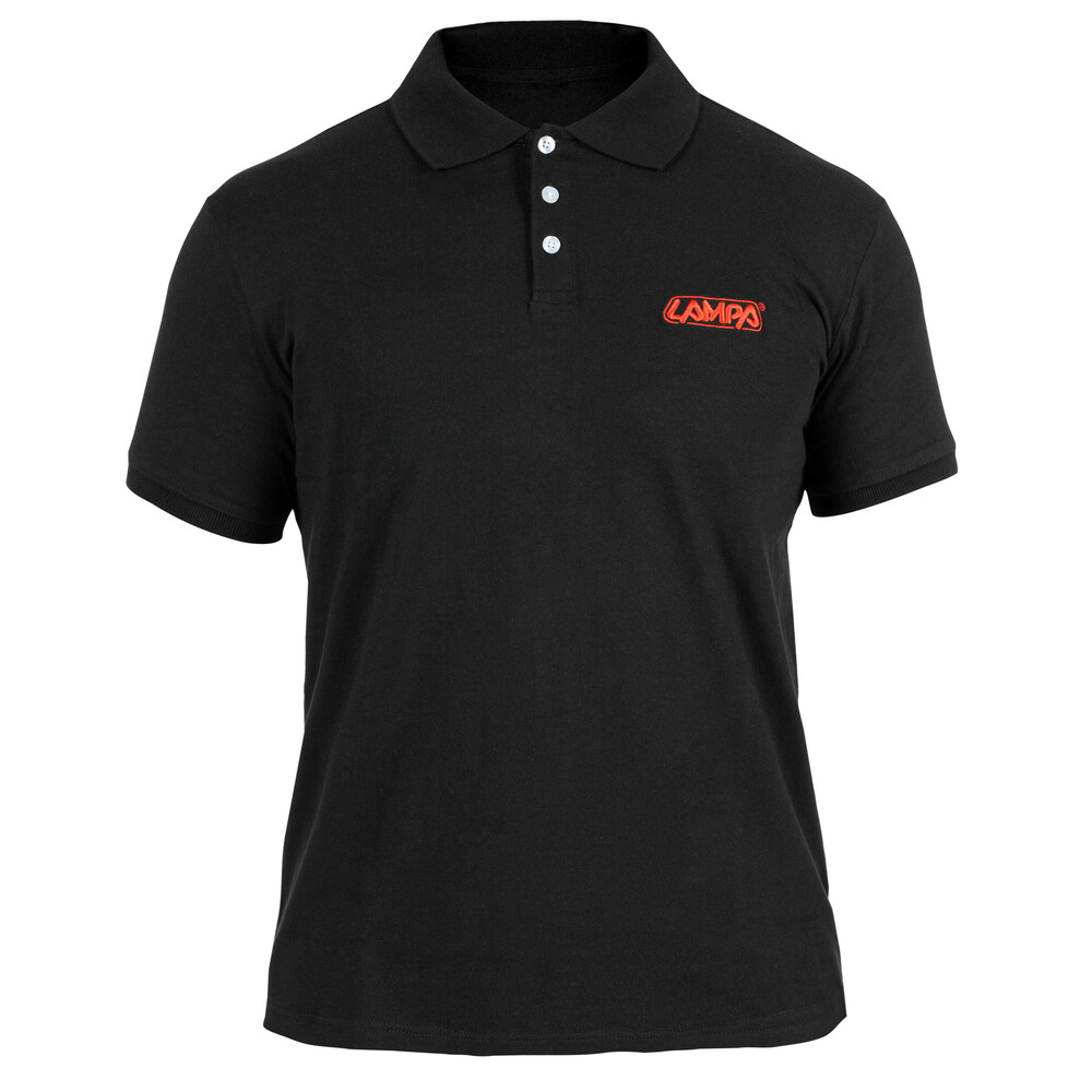 ΜΠΛΟΥΖΑΚΙ POLO ΣΕ ΜΑΥΡΟ ΧΡΩΜΑ LAMPA (XXXL) 100% ΒΑΜΒΑΚΕΡΟ 1ΤΕΜ.