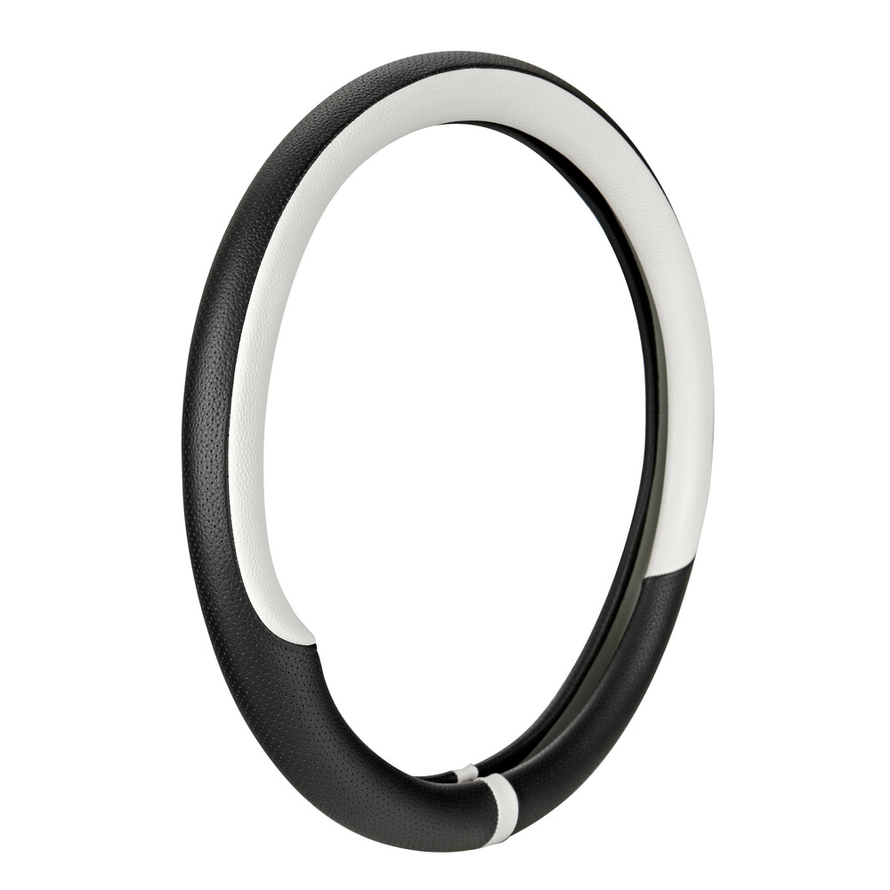 LAMPA - Κάλυμμα Τιμονιού Noble (m) 37/39CM Μαύρο / Λευκό Άοσμο Διάτρητο Αντιολισθητικό Μαλακό Ultra Soft Skeentex - 1 Τεμ. (L3290.0) - Thumbnail 3