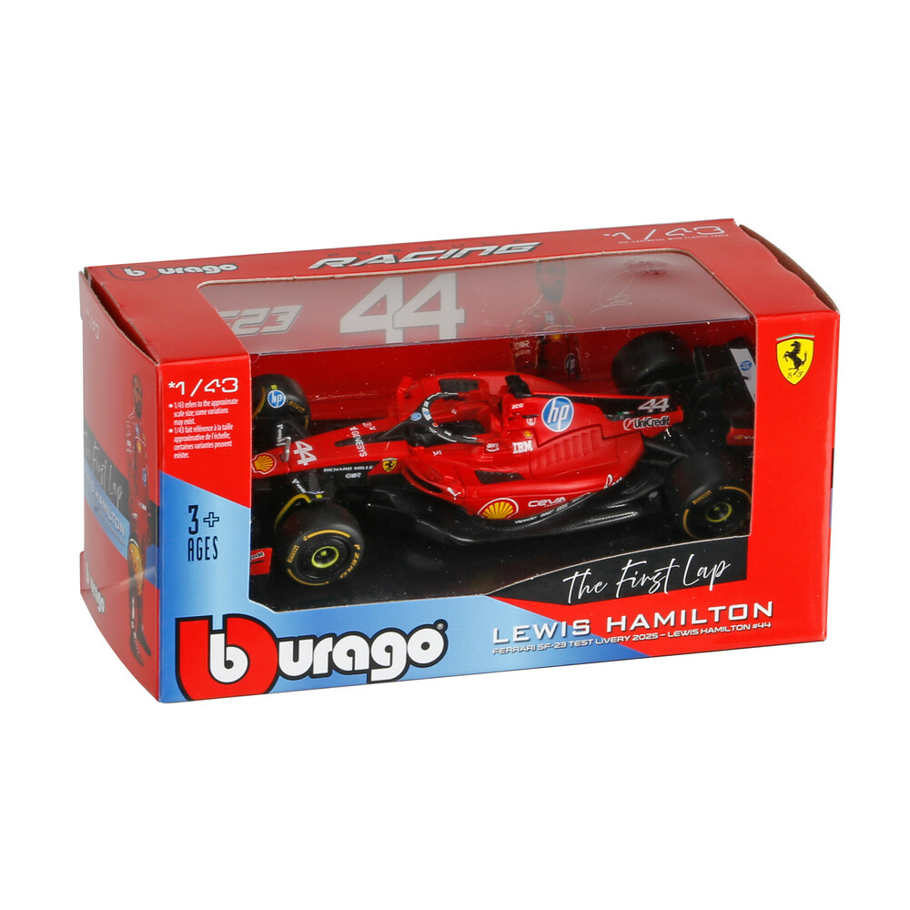 Μινιατουρα Μονοθεσιο F1 Ferrari Hamilton 1:43 Burago LAMPA 1τεμ. - Thumbnail 2
