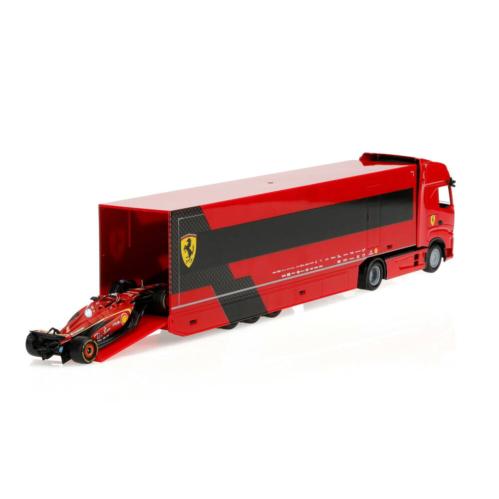 Μινιατουρα Νταλικα Ferrari Iveco S-way 570 Leclerc 1:43 Burago LAMPA 1τεμ. - Thumbnail 3