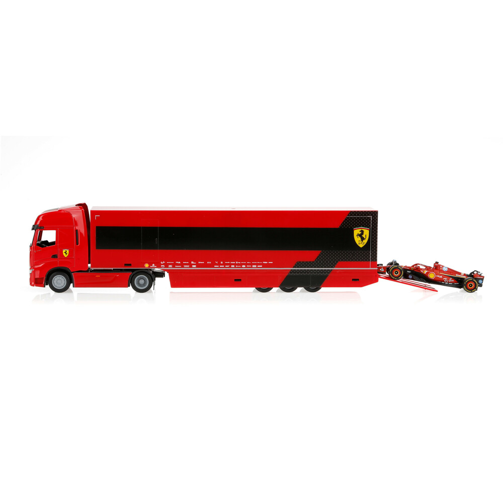 Μινιατουρα Νταλικα Ferrari Iveco S-way 570 Leclerc 1:43 Burago LAMPA 1τεμ. - Thumbnail 4
