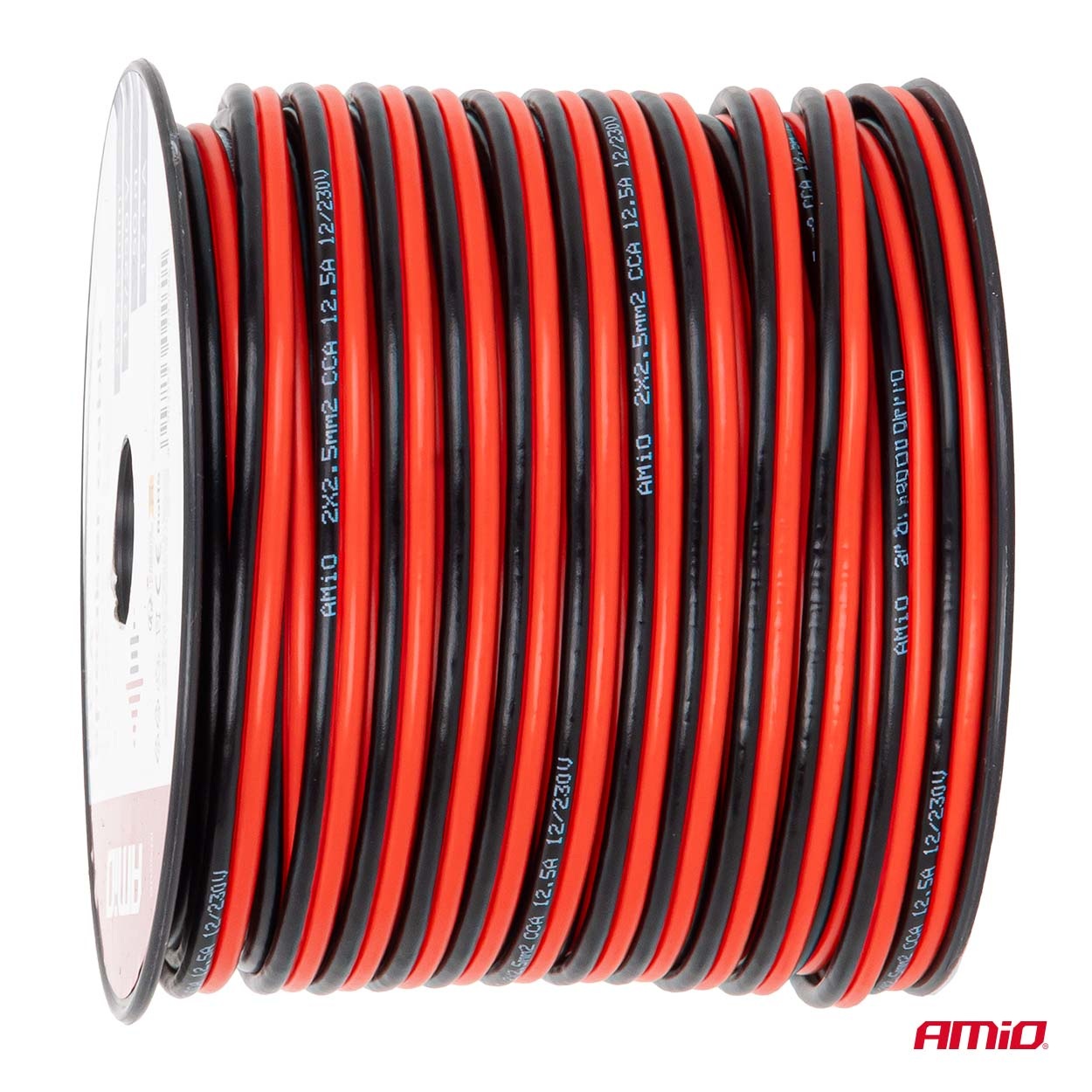 AMIO - Δίδυμο Καλώδιο Cca 2×2,5MM² 50M - 1 Τεμ. (04460/AM) - Thumbnail 3