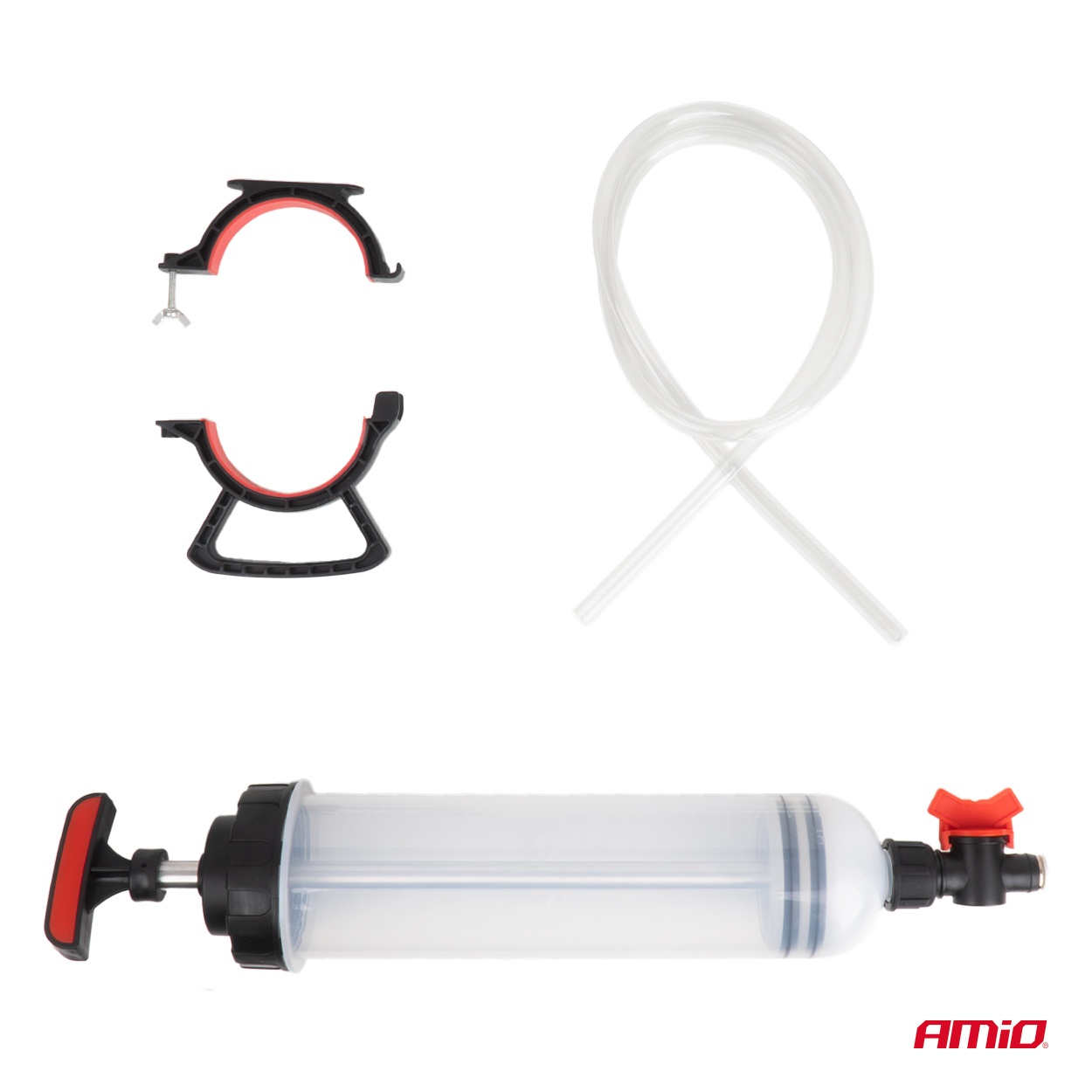 AMIO - Σύριγγα Αναρρόφησης & Αλλαγής Υγρών 1500ML Με Εύκαμπτο Σωλήνα – Για Λάδια Υγρά Φρένων & Ψυκτικά - 1 Τεμ. (04278/AM) - Thumbnail 7