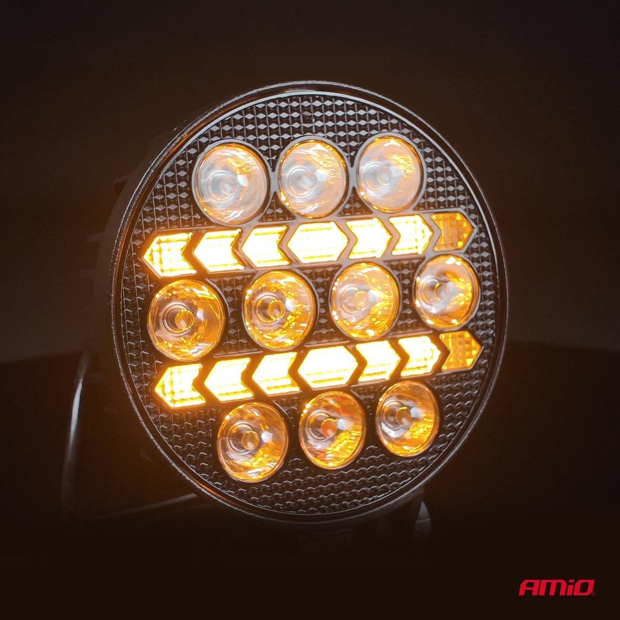 AMIO - Προβολέας Εργασίας LED AWL76 45W 3000LM 6500K Με Λευκό + Κίτρινο Φώς Προειδοποίησης  9/36V - 1 Τεμ. (04420/AM) - Thumbnail 3