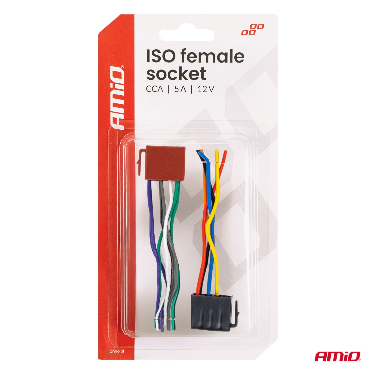 AMIO - Φίσσα Iso Θηλυκή 12V Έως 5A – Cca, Για Ηλεκτρικές & Φωτιστικές Εγκαταστάσεις Οχημάτων - 1 Τεμ. (04444/AM) - Thumbnail 5