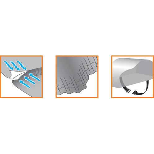 LAMPA - 4 Seasons AG-1 Κουκούλα Αυτοκινήτου Για Seat Mii 3/5 Doors 05/2012 > 07/2020 Aδιάβροχη Με Aπαλή Eσωτερική Eπένδυση Από 100% Peva Μη Τοξικό Βινύλιο Με Διαστάσεις: 400X170X160 Cm - 1 Τεμ. (L2045.5) - Thumbnail 4