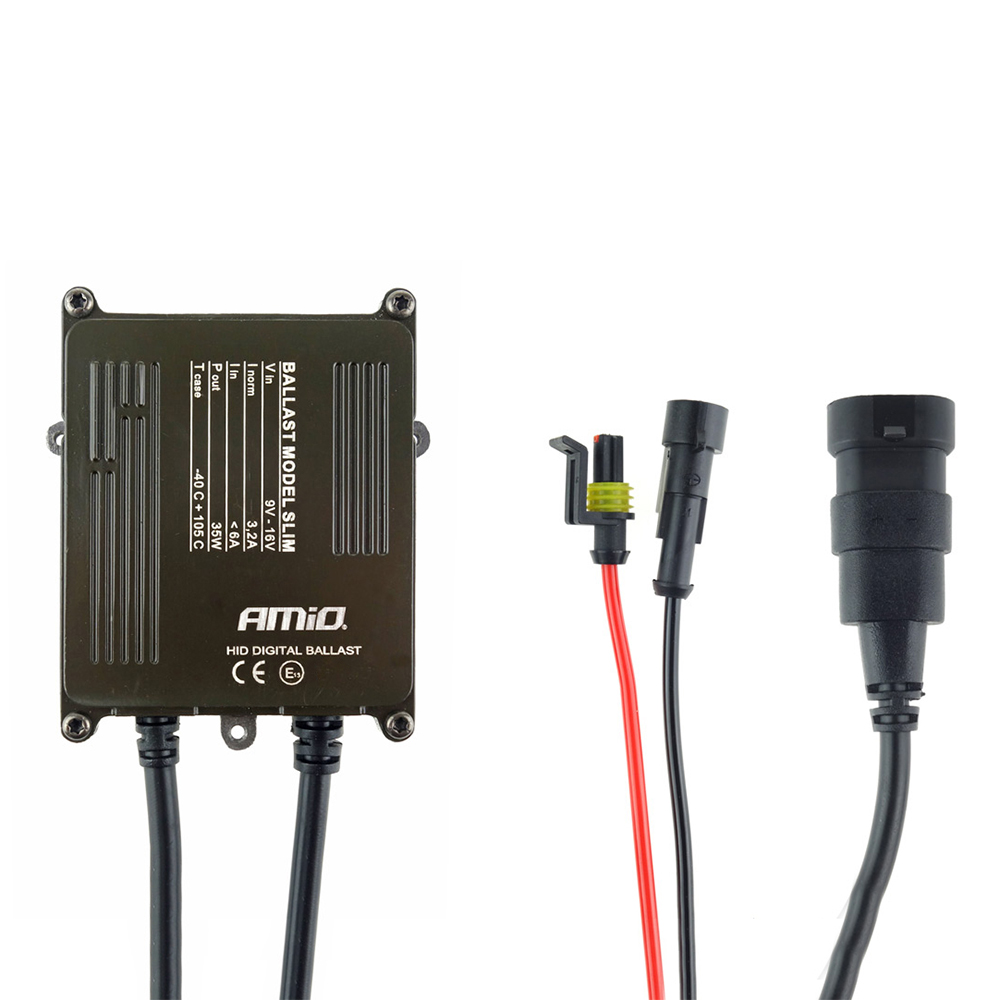 Amio – Μετασχηματιστής Xenon HID Ballast S1068 CANBUS Digital 35W 9-16V για Σταθερή Λειτουργία &amp; Χωρίς Σφάλματα – 1 Τεμ. (01547/AM)