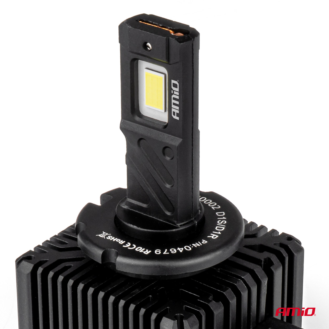 AMIO - Λαμπτήρες LED Φώτων Εμπρός Τύπου D1S/D1R Βάση PK32D-2 Τάση Λειτουργίας 12V Απόδοσης 110W (11132LM) Xd Pro Series Full Canbus 6500K Με Ψύκτρα Plug & Play Για Επιβατικά Αυτοκίνητα - 2 Τεμ. (04679/AM) - Thumbnail 2